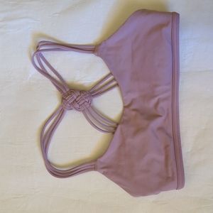 Vintage Mauve Lululemon Love Knot Bra Size 6